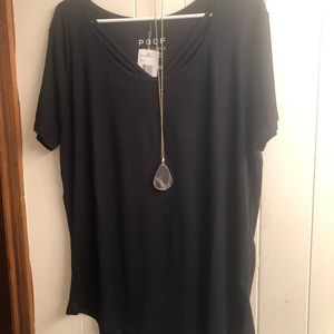 NWT Black tee